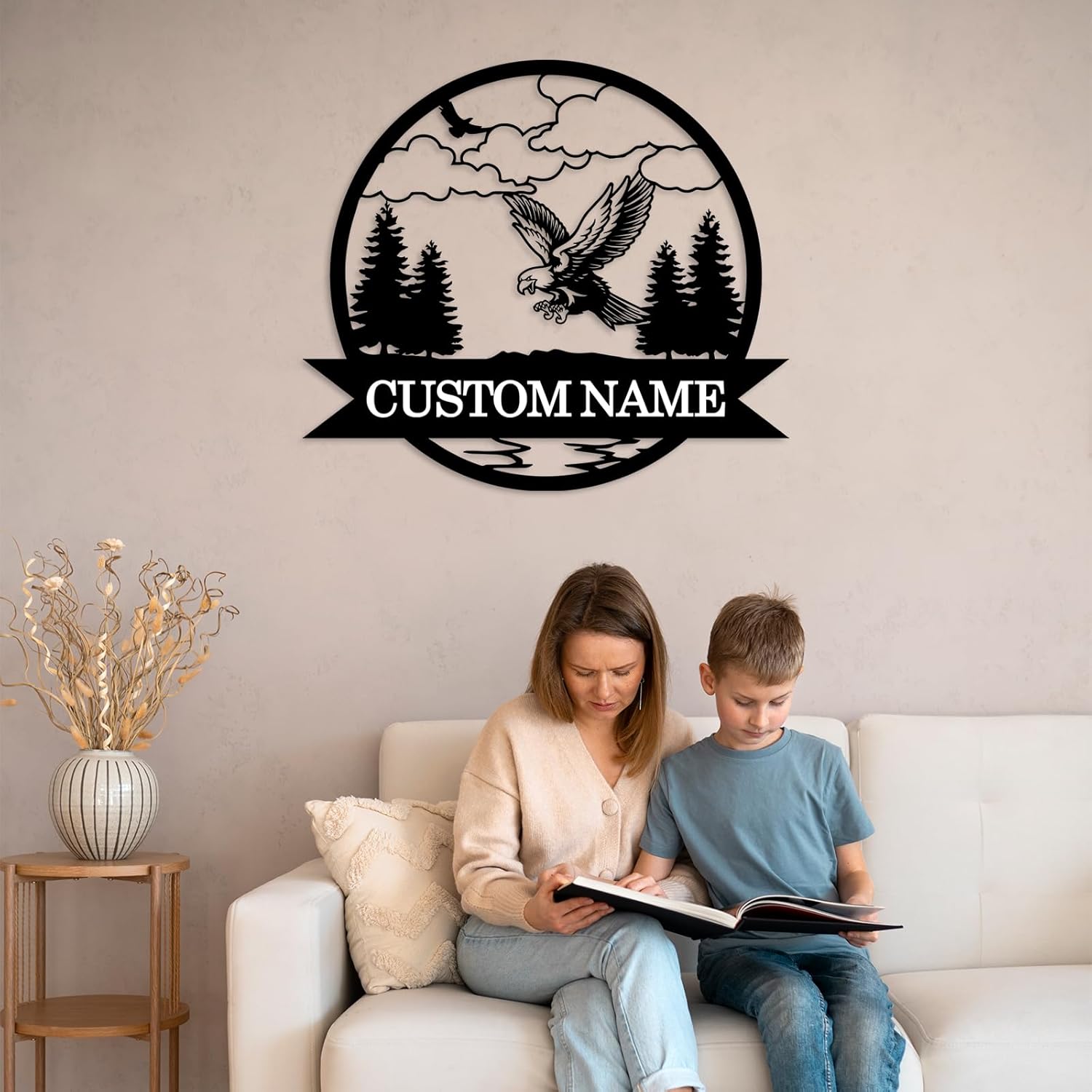 Custom Iron Animal Signs - Personalized Metal Wall Decor with Dragon, Bear, Fox & More-MetalsignX