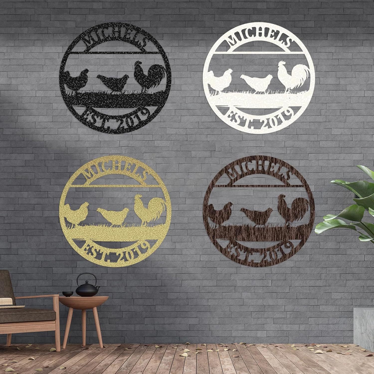 Custom Metal Signs Chicken Coop Signs for Farm Yard Decor-MetalsignX