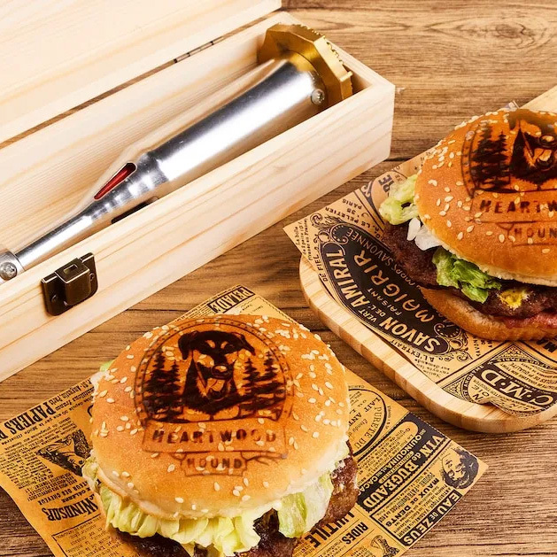 Custom branding iron for Burgers/Woodworking/BBQ , Any logo can be engraved, Branding iron for Wood , Electric wood burning stamp custom