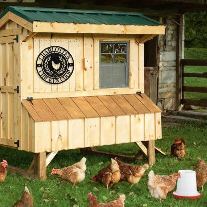 Personalized Metal Chicken Coop Signs Outdoor, Cusotm Fluffy Butt Hut Chicken Coop Sign, Chicken Coop Accessories, Funny Signs for Chicken Coops, Farmhouse Wall Decor for Lawn, Yard, Patio, Garden