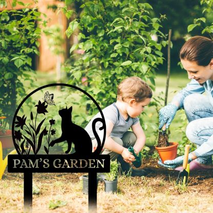 Personalized Garden Sign, Custom Bird Metal Garden Stake Sign, Garden Signs for Outside, Metal Lawn Art, Metal Signs Customized, Garden Signs Decorative Outdoor, Patio Plaque Decor