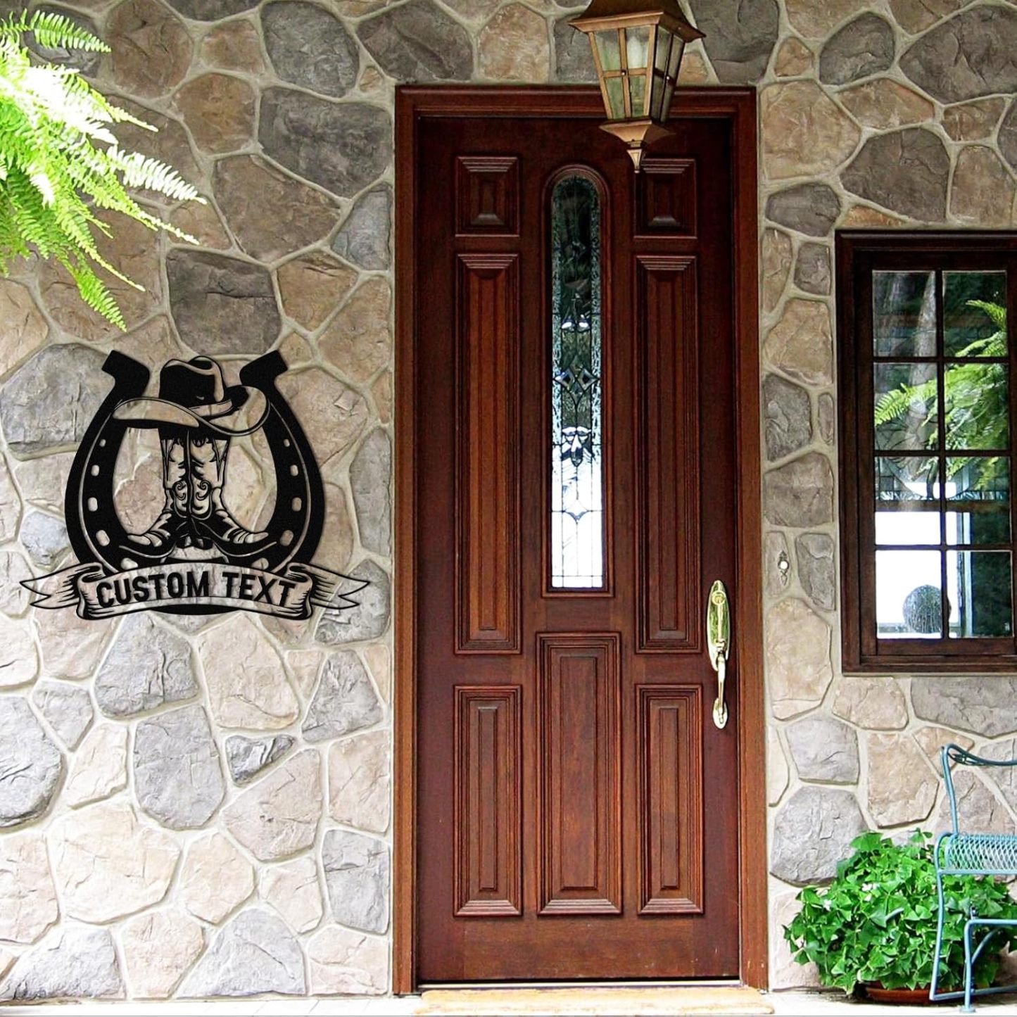 Personalized Cowboy Metal Sign, Custom Metal Name Sign, Vintage Cowboy Wall Decor, Outdoor Metal Art, Metal Signs Customized, Retro Home Decor Wall Art, Cowboy Decor Gift, Patio Decor