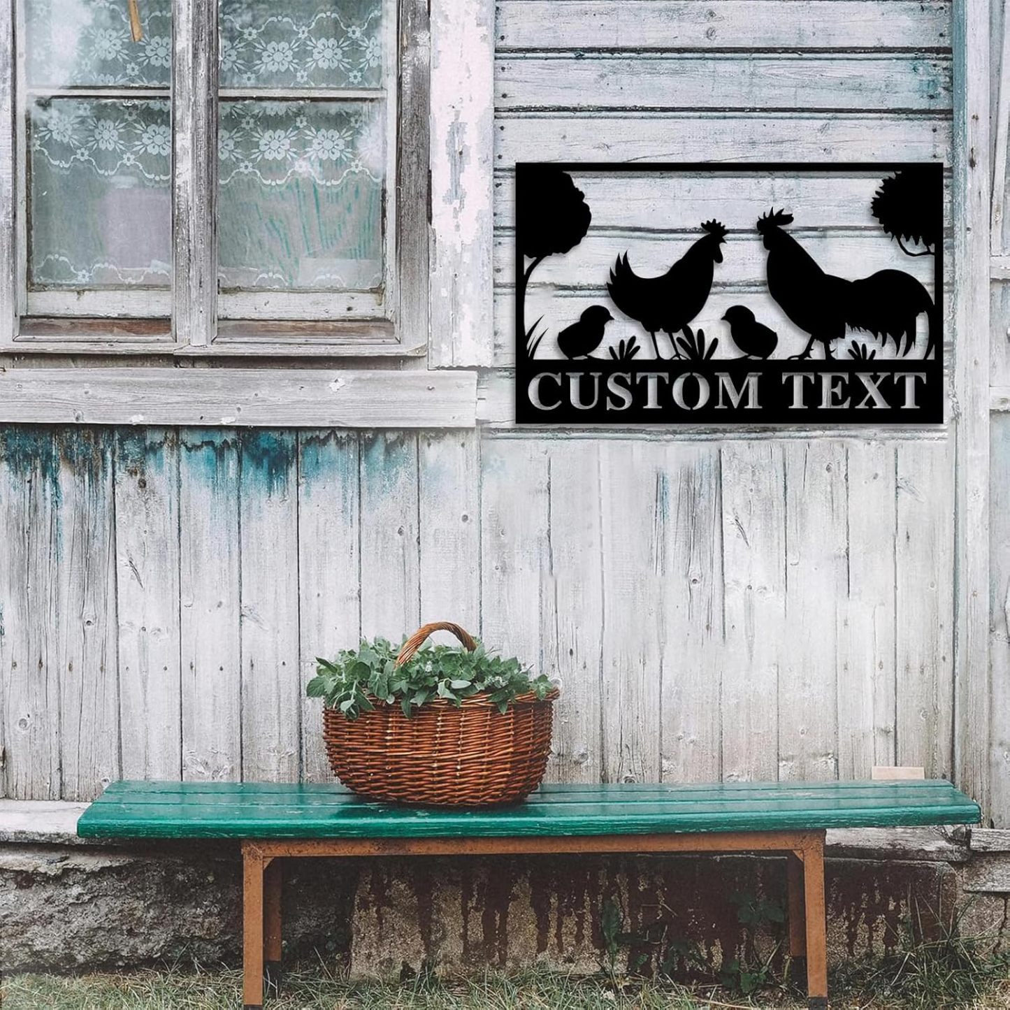 Custom Metal Signs Chicken Coop Signs for Farm Yard Decor-MetalsignX