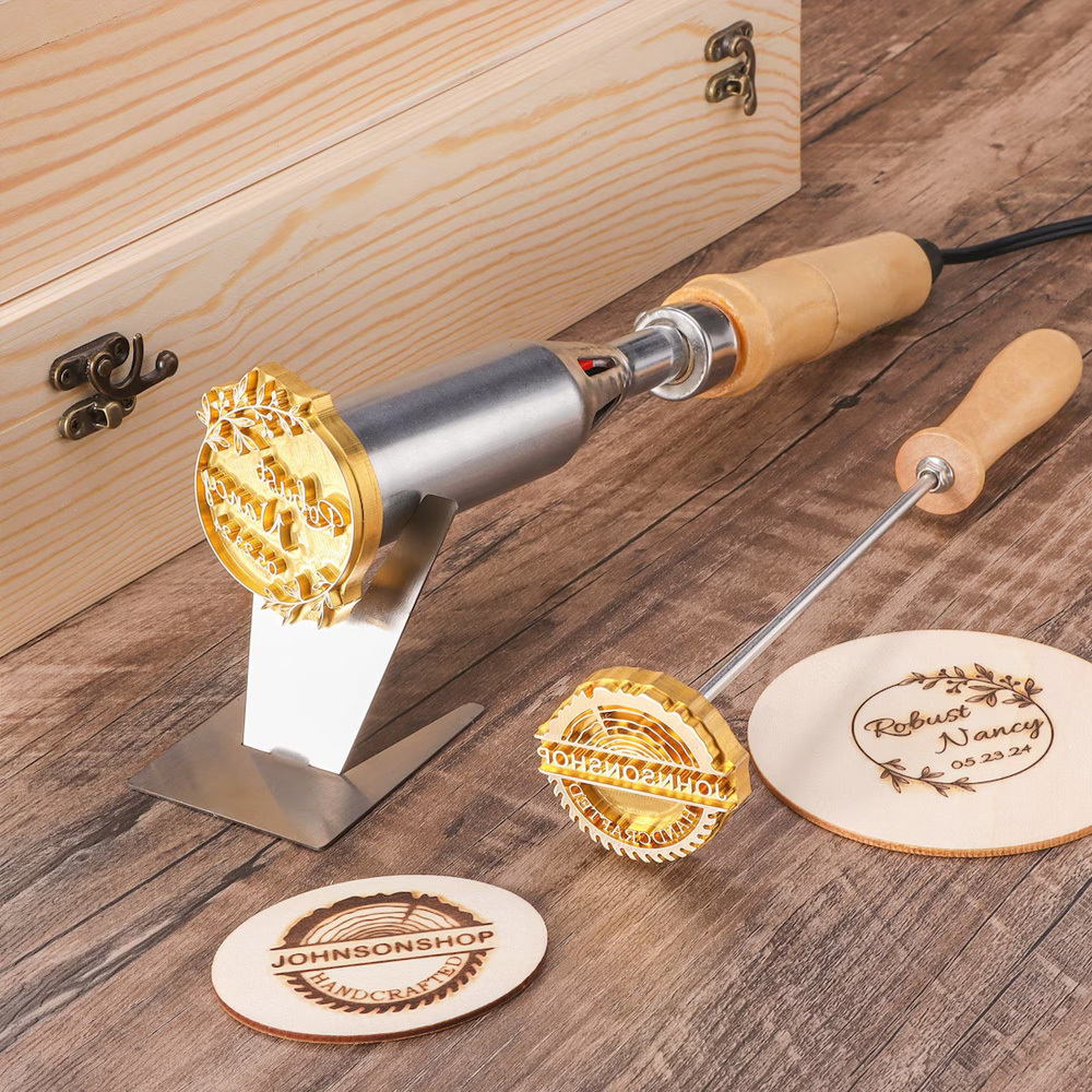 Custom wood burning stamp for woodworking , wedding wood stamp , Custom branding iron for wood, Electric wood stamp custom , Brand iron