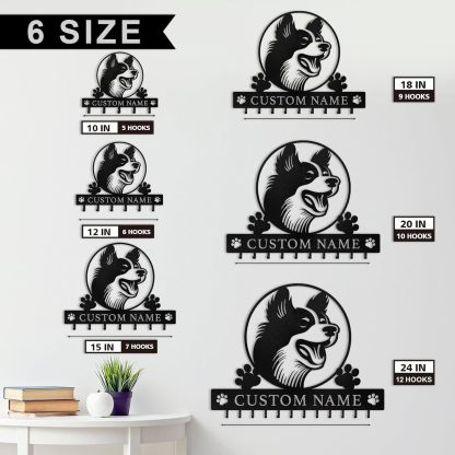 Personalized Key Holder on Wall, Custom Key Hanger Wall Mount with Name-MetalsignX