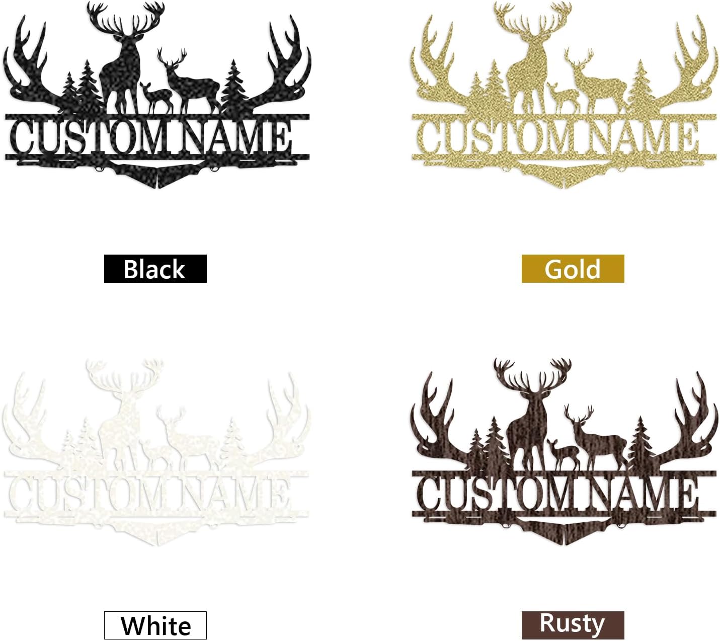 Custom Iron Animal Signs - Personalized Metal Wall Decor with Dragon, Bear, Fox & More-MetalsignX