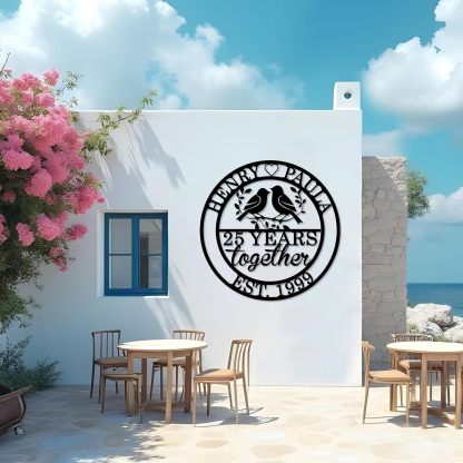 Personalized Campfire Metal Sign , Rustic Outdoor Wall Decor for Campgrounds-MetalsignX