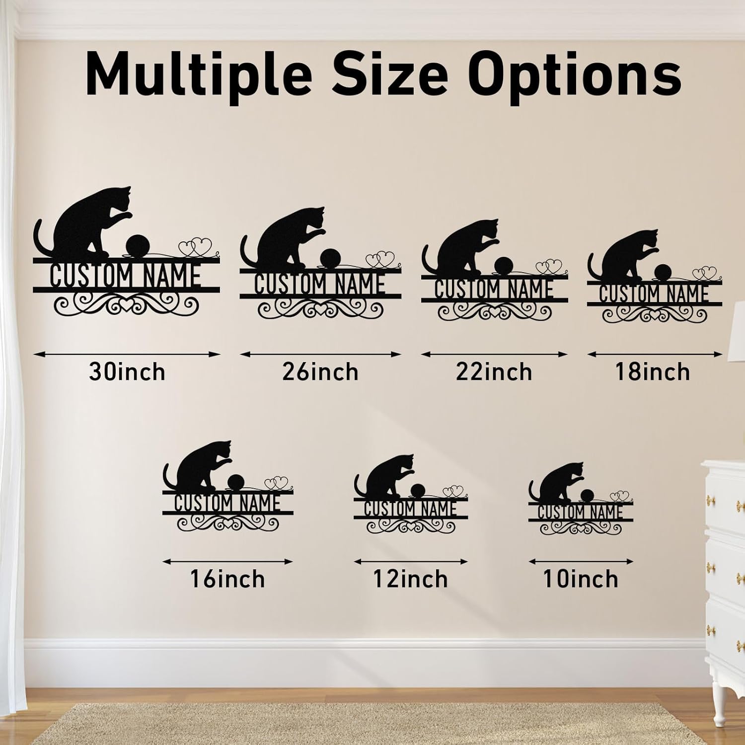 Custom Iron Animal Signs - Personalized Metal Wall Decor with Dragon, Bear, Fox & More-MetalsignX