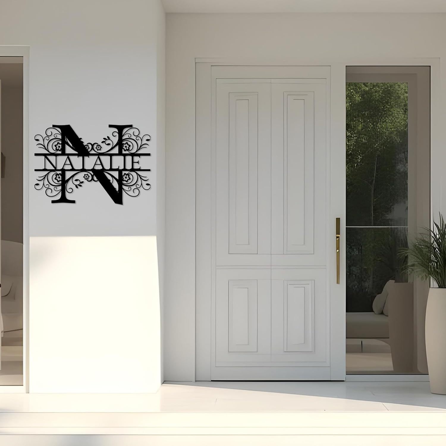 Personalized Metal Bear Sign, Custom Family Last Name Sign | Rustic Cabin and Outdoor Wall Decor-MetalsignX