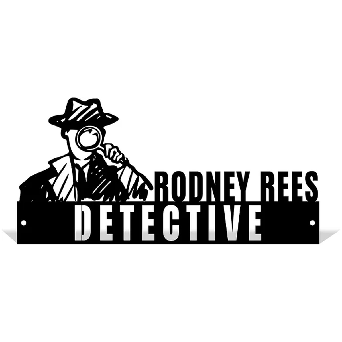  Custom Family Name Plate for Desk, Metal Sign Name Tags, Personalized Desk Accessories-MetalsignX