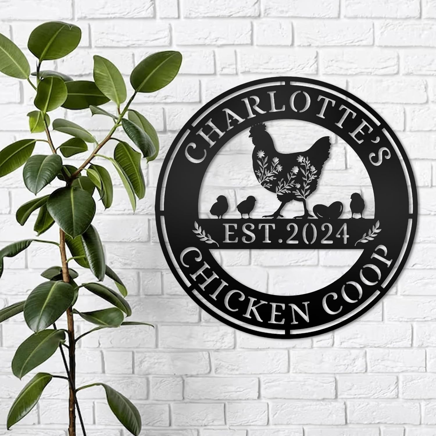 Custom Metal Signs Chicken Coop Signs for Farm Yard Decor-MetalsignX
