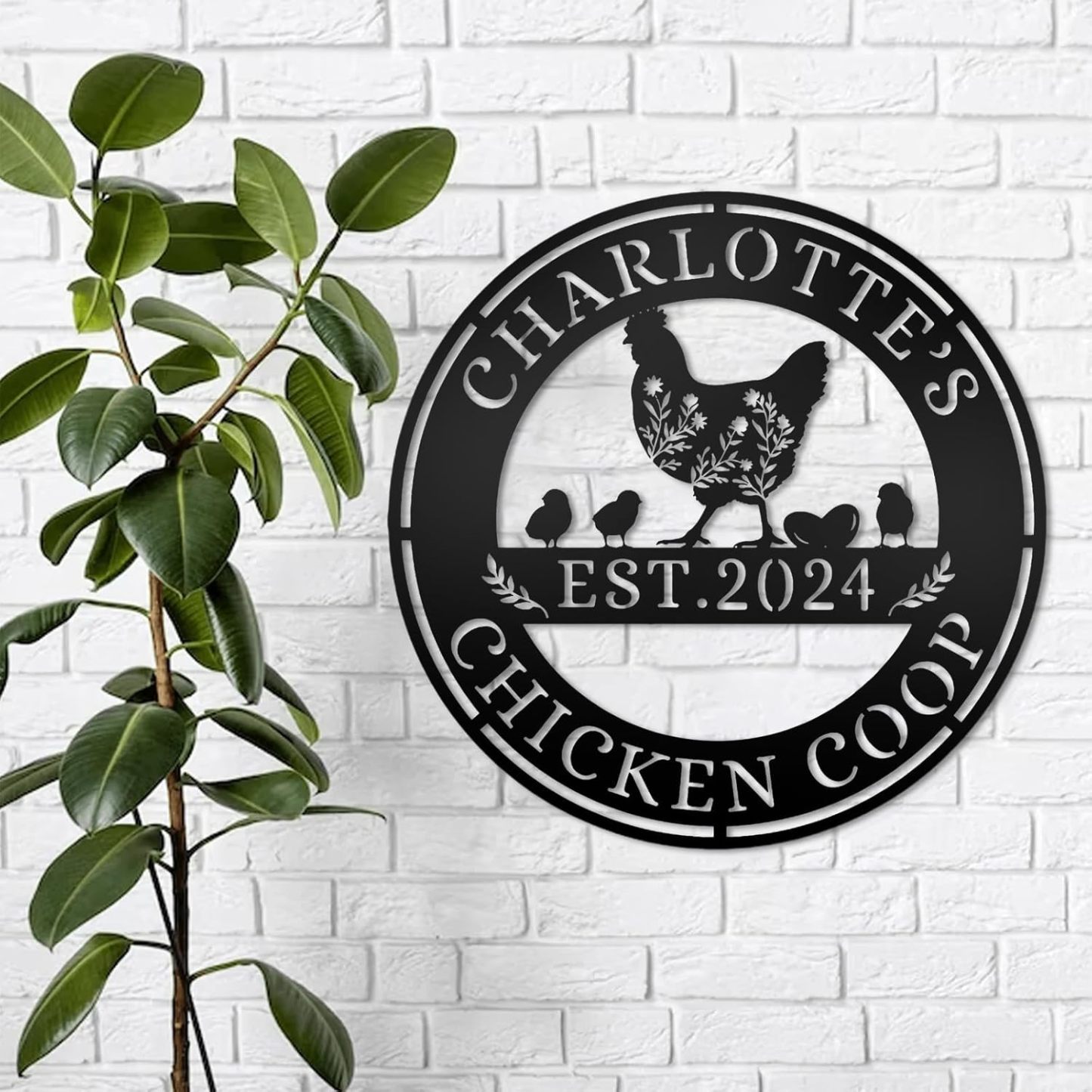 Custom Metal Signs Chicken Coop Signs for Farm Yard Decor-MetalsignX