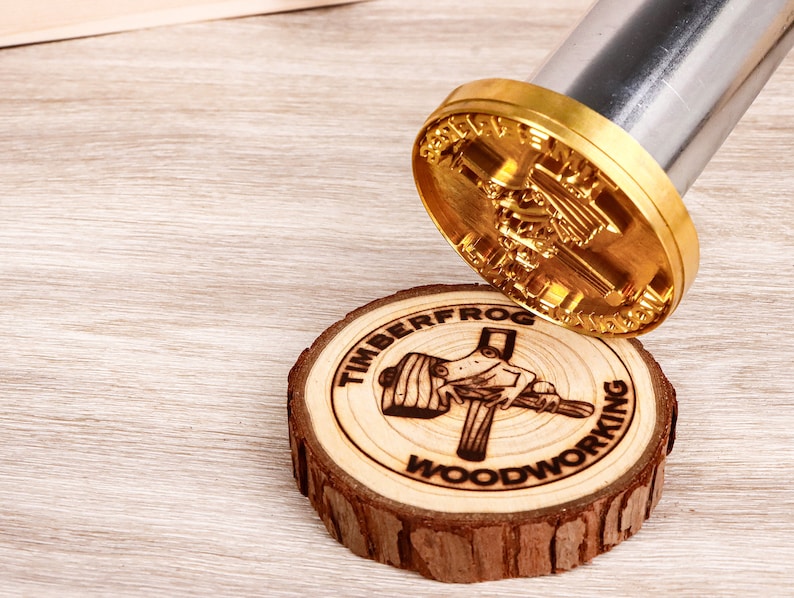 Custom Branding iron for woodworking Make your logo wood burning stamp Custom wood brand iron gift for woodworker