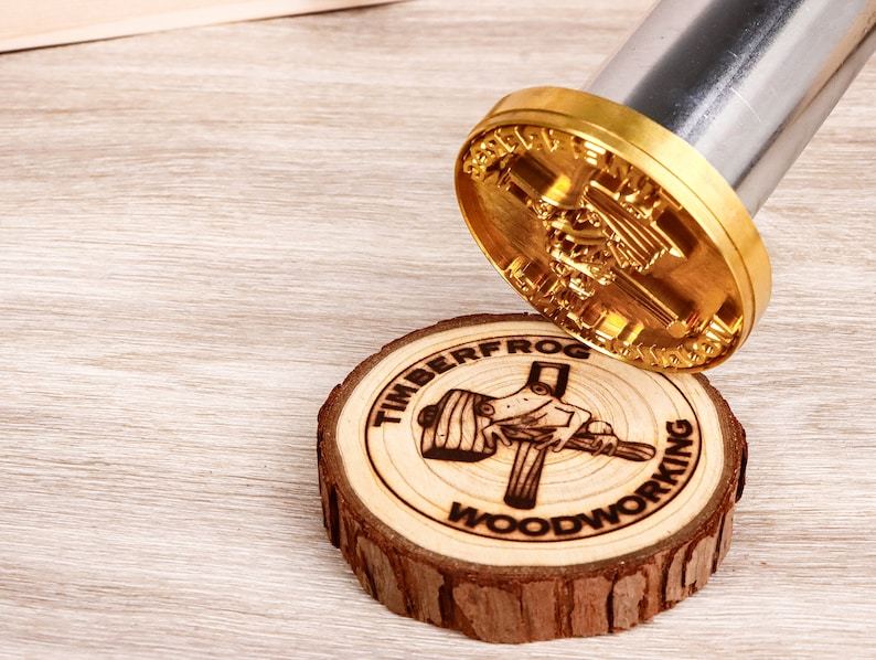 Custom Branding iron for woodworking Make your logo wood burning stamp Custom wood brand iron gift for woodworker