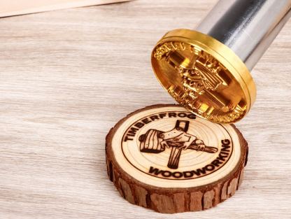 Custom Branding iron for woodworking Make your logo wood burning stamp Custom wood brand iron gift for woodworker