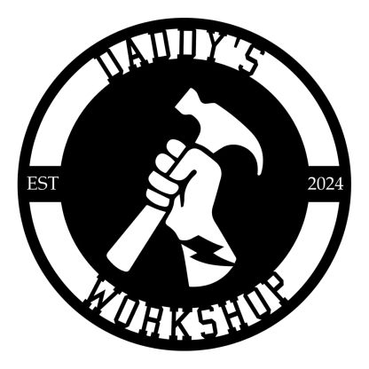 Personalized Worshop/Outdoor Metal Signs, Custom Plaque Wall Art, Father Gifts, Family Name Sign ms002-MetalsignX