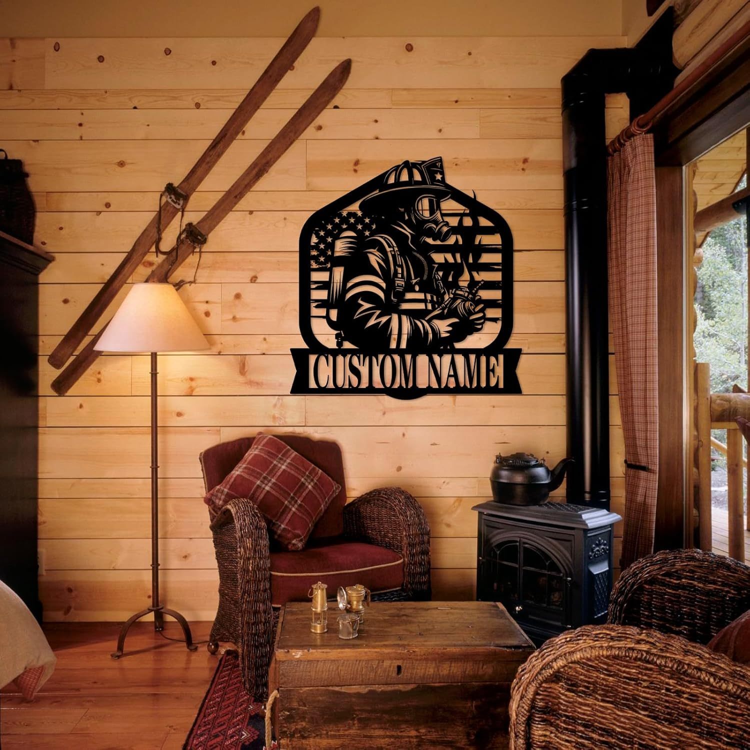 Personalized Beach Metal Sign, Custom Flamingo Metal Name Sign-MetalsignX