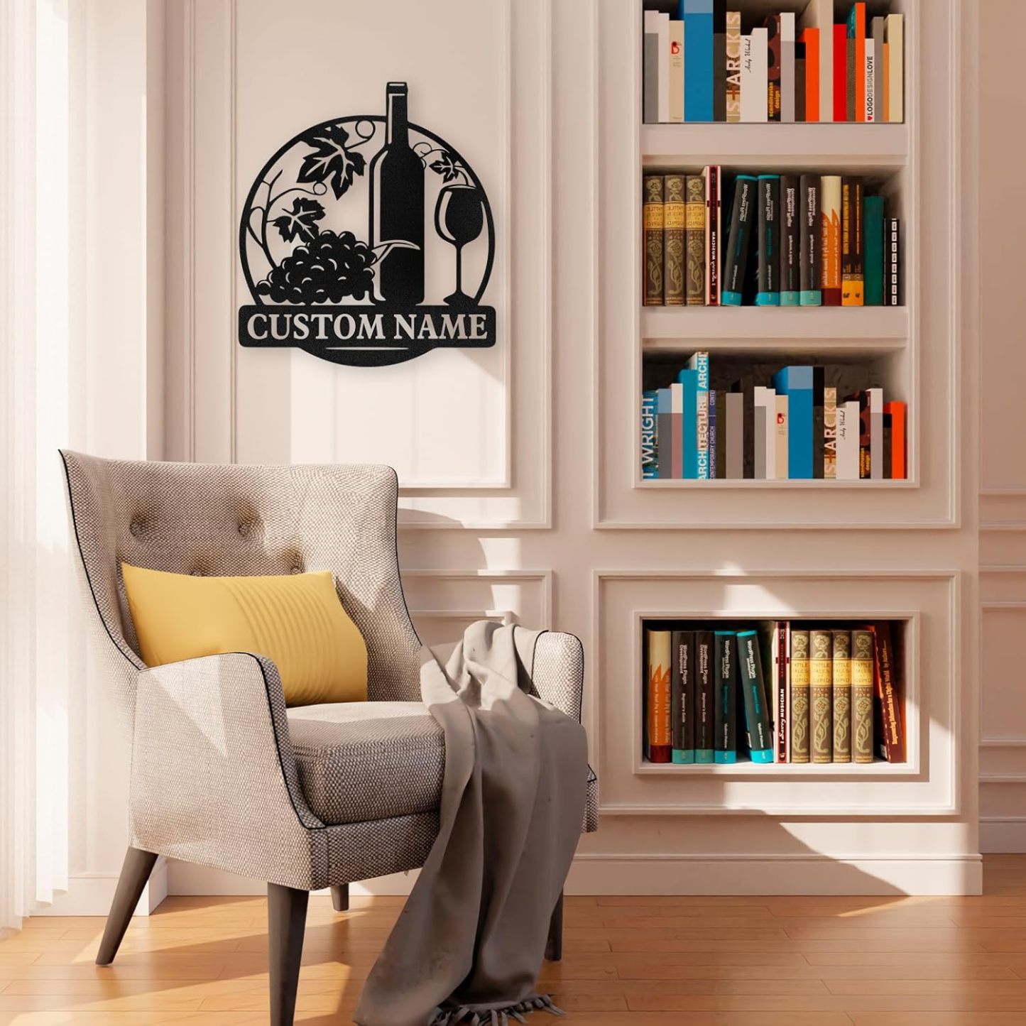 Personalized Kitchen Wall Plaque - Coffee, BBQ & Wine Metal Art for Food Lovers-MetalsignX