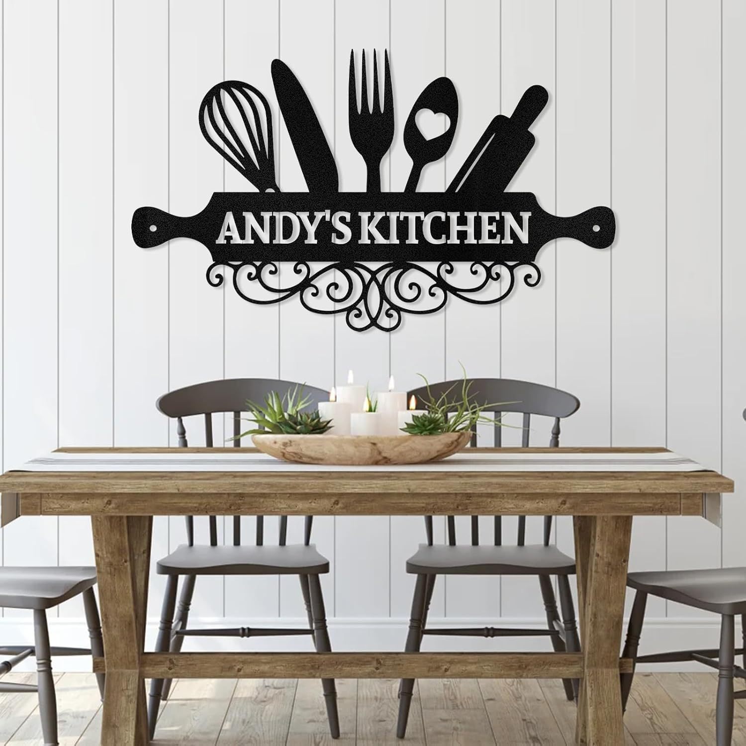 Custom Metal Kitchen Plaque  , Housewarming Gift-MetalsignX