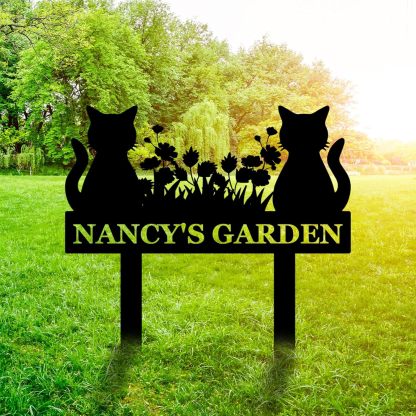 Personalized Garden Sign, Custom Bird Metal Garden Stake Sign, Garden Signs for Outside, Metal Lawn Art, Metal Signs Customized, Garden Signs Decorative Outdoor, Patio Plaque Decor