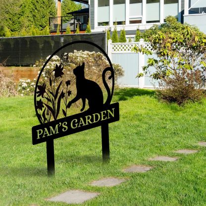 Personalized Garden Sign, Custom Bird Metal Garden Stake Sign, Garden Signs for Outside, Metal Lawn Art, Metal Signs Customized, Garden Signs Decorative Outdoor, Patio Plaque Decor