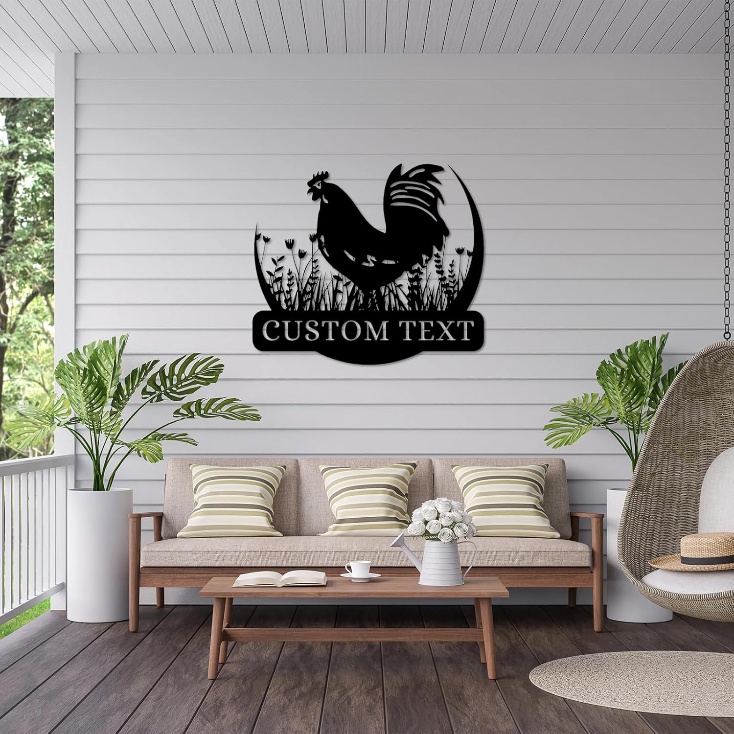Custom Metal Signs Chicken Coop Signs for Farm Yard Decor-MetalsignX