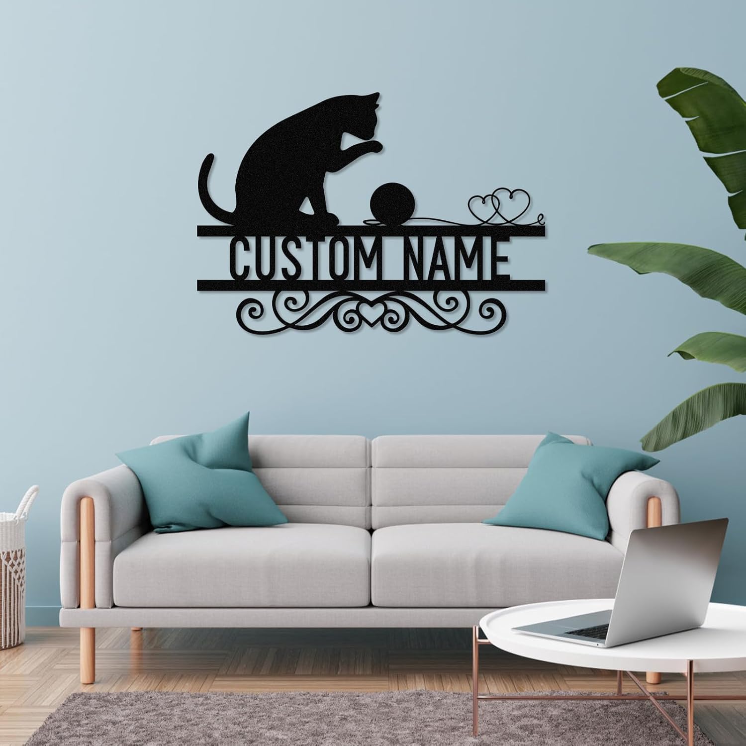 Custom Iron Animal Signs - Personalized Metal Wall Decor with Dragon, Bear, Fox & More-MetalsignX