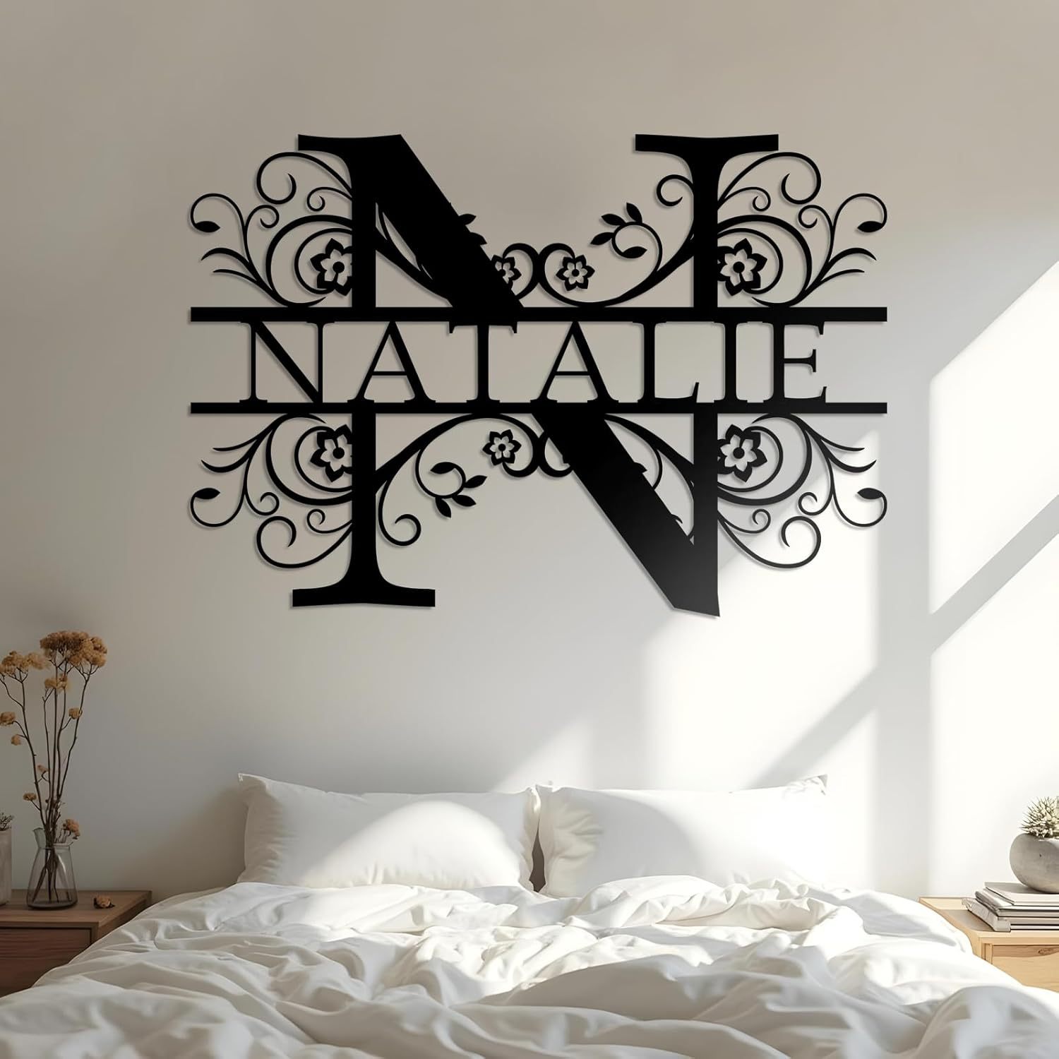 Personalized Metal Bear Sign, Custom Family Last Name Sign | Rustic Cabin and Outdoor Wall Decor-MetalsignX