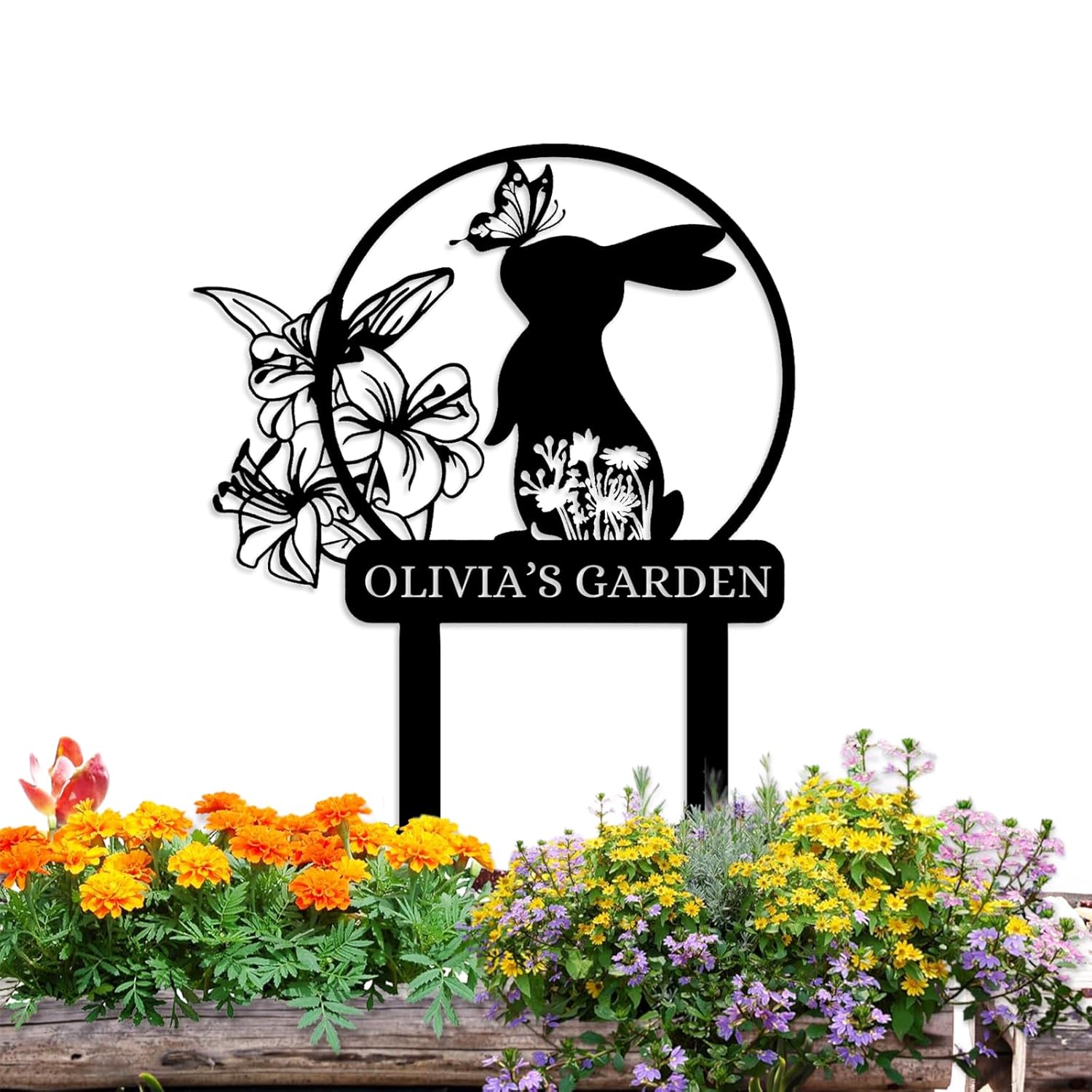 Personalized Garden Decor , Custom Metal Sign for Gardening Enthusiasts-MetalsignX