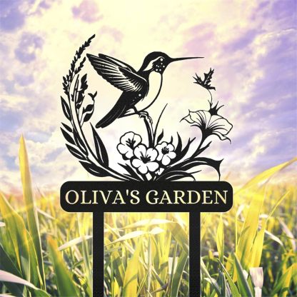 Personalized Garden Signs, Custom Bird Garden Stake Metal Sign-MetalsignX
