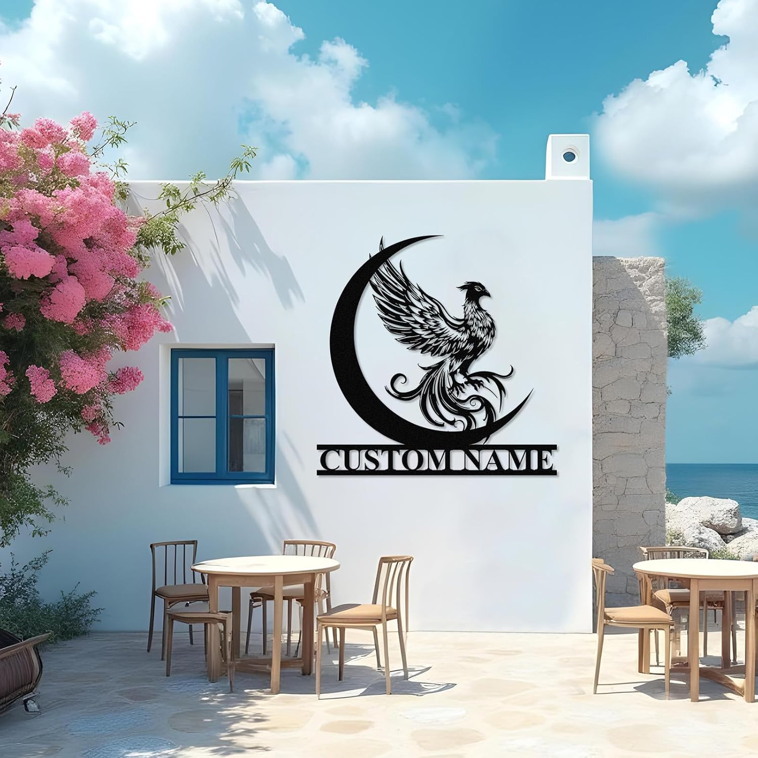 Custom Iron Animal Signs - Personalized Metal Wall Decor with Dragon, Bear, Fox & More-MetalsignX