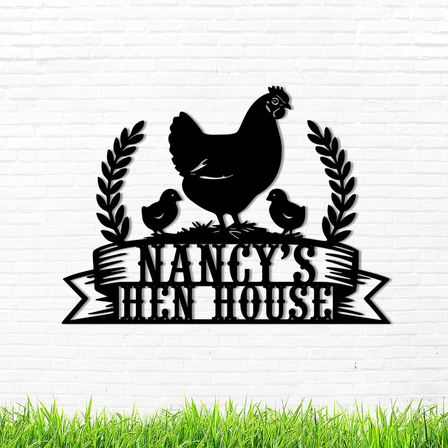Custom Metal Signs Chicken Coop Signs for Farm Yard Decor 