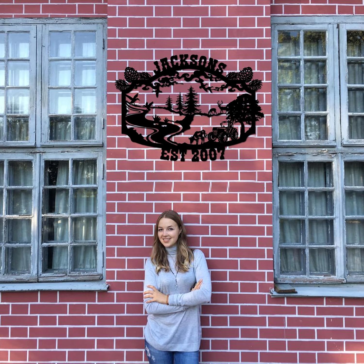 Custom Metal Signs, Personalized Farm House Metal Sign, Metal Wall Decor, Personalized Camping/Wedding Gifts-MetalsignX