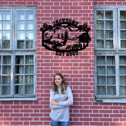 Custom Metal Signs, Personalized Farm House Metal Sign, Metal Wall Decor, Personalized Camping/Wedding Gifts-MetalsignX