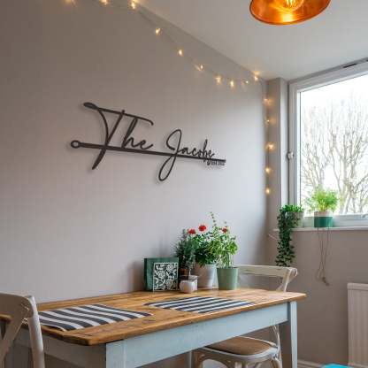 Custom Wedding Metal Sign of Name And Special Date-MetalsignX