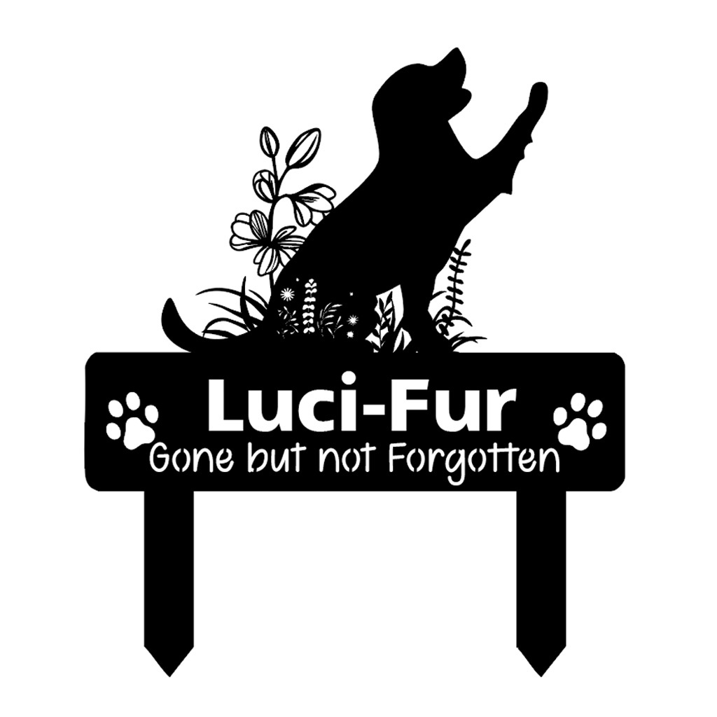 Custom Pet Memorial Garden Stake（2 Signs）