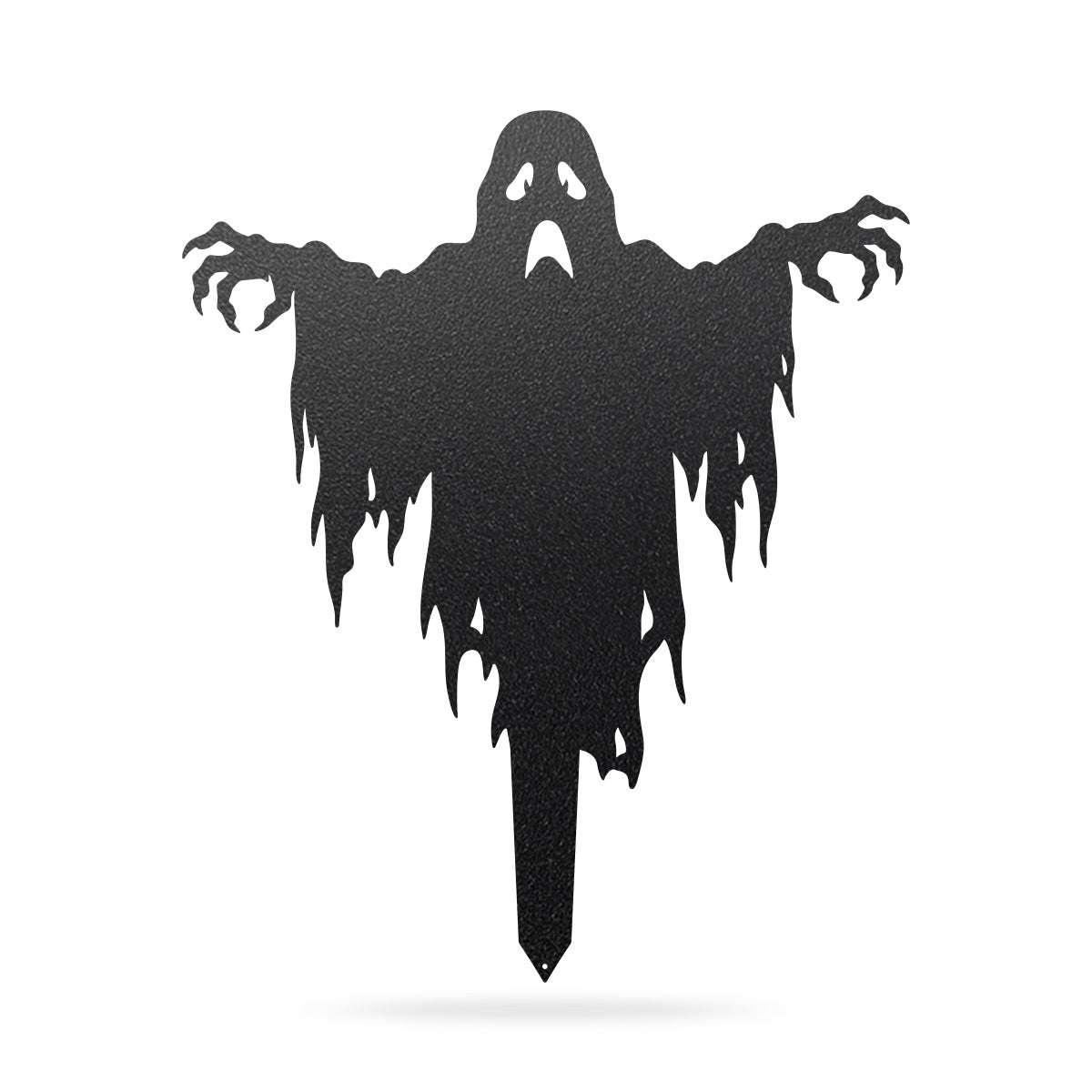 Halloween Ghost Metal Yard Stake, Spooky Outdoor Lawn Sign, Haunted House Garden Decoration, Scary Halloween Yard Decor