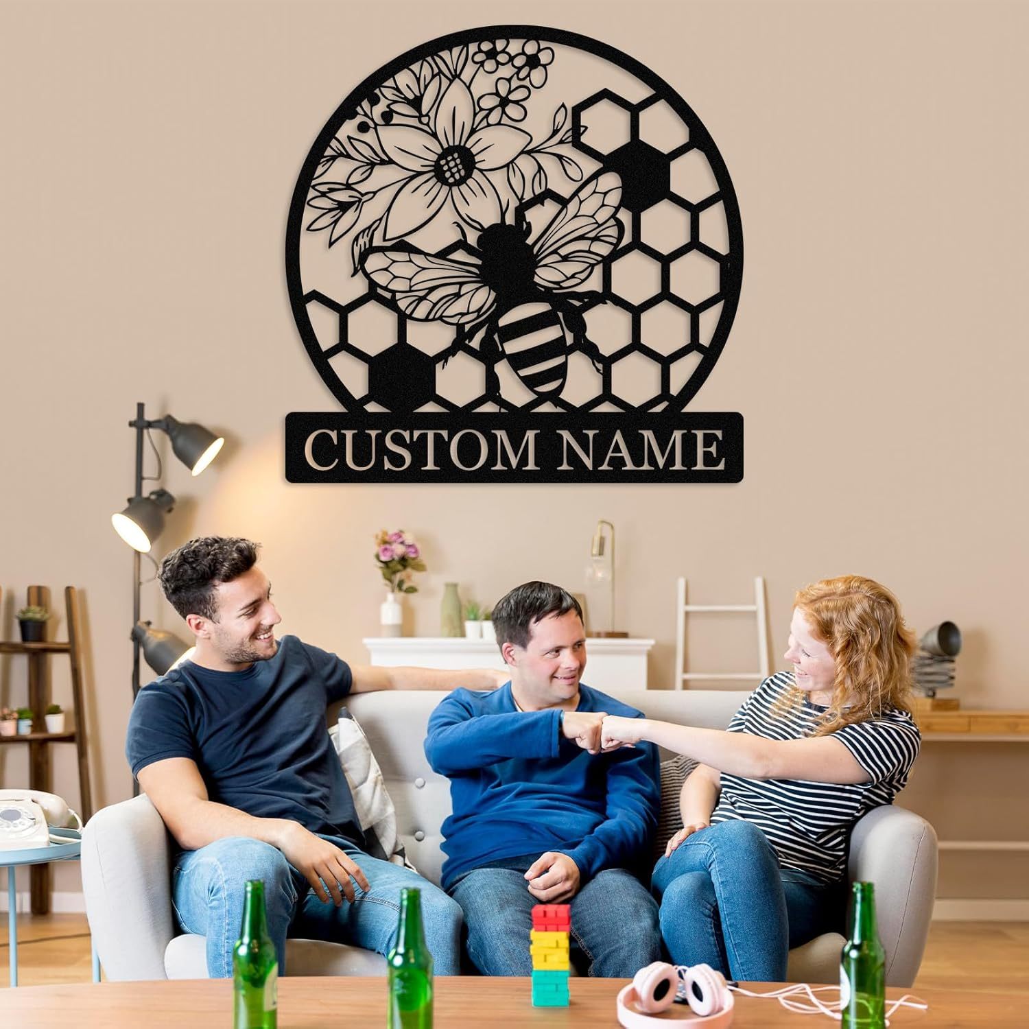 Custom Iron Animal Signs - Personalized Metal Wall Decor with Dragon, Bear, Fox & More-MetalsignX