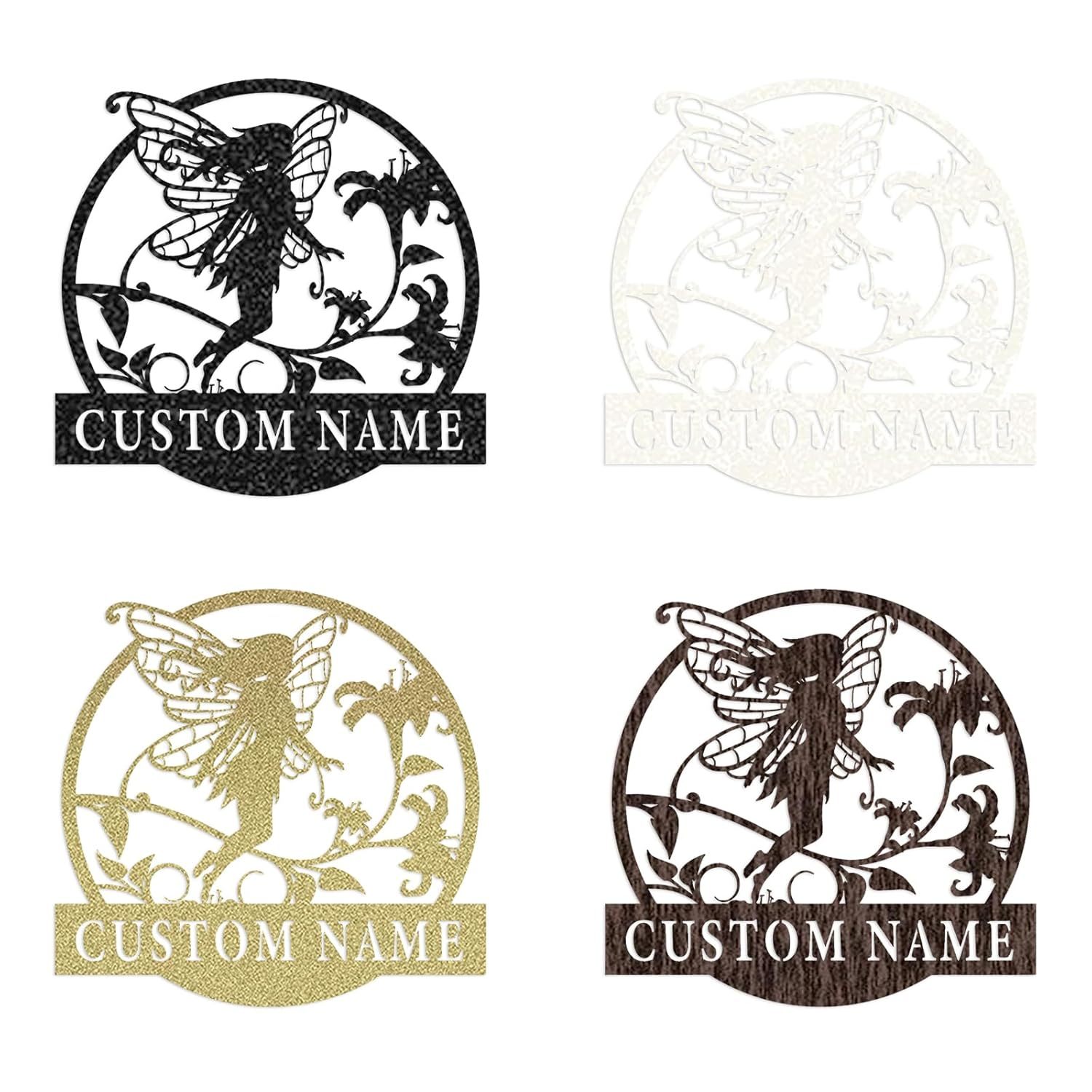 Handcrafted Fairy Garden Stake , Rustic Metal Sign for Magical Yard Spaces-MetalsignX