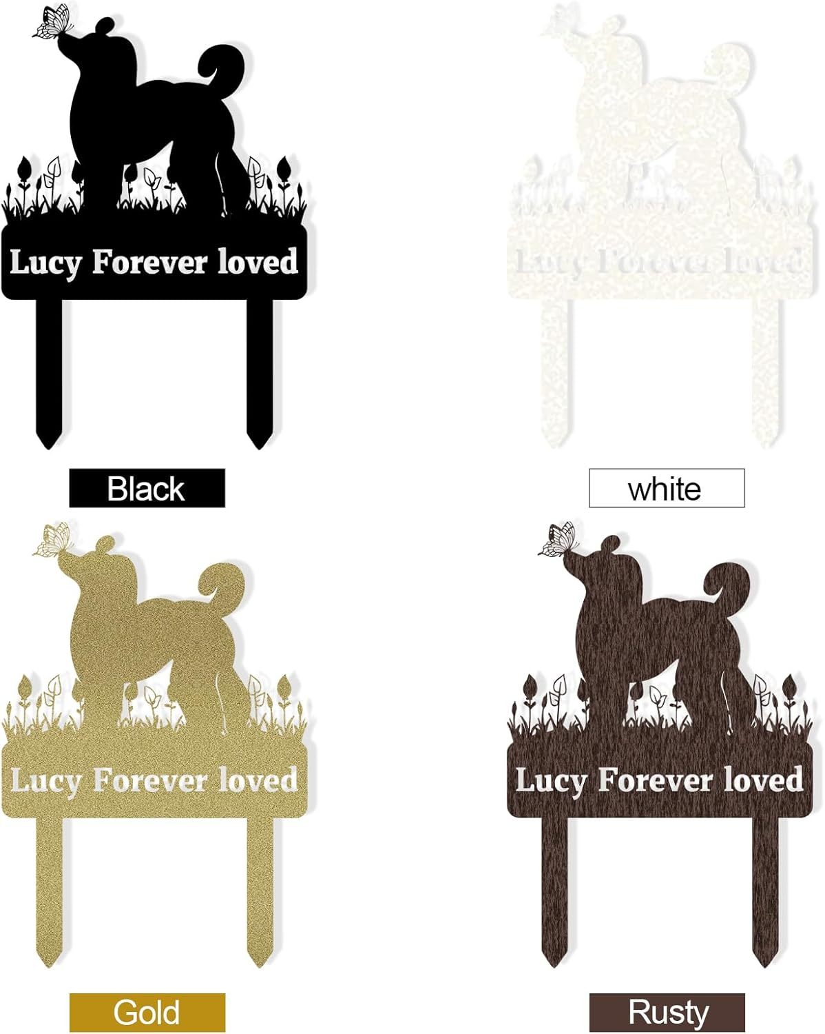 Personalized Pet Memorial Garden Stake, Custom Cat Headstone for Outdoor Decor | Memorial Plaque for Lost Pets-MetalsignX