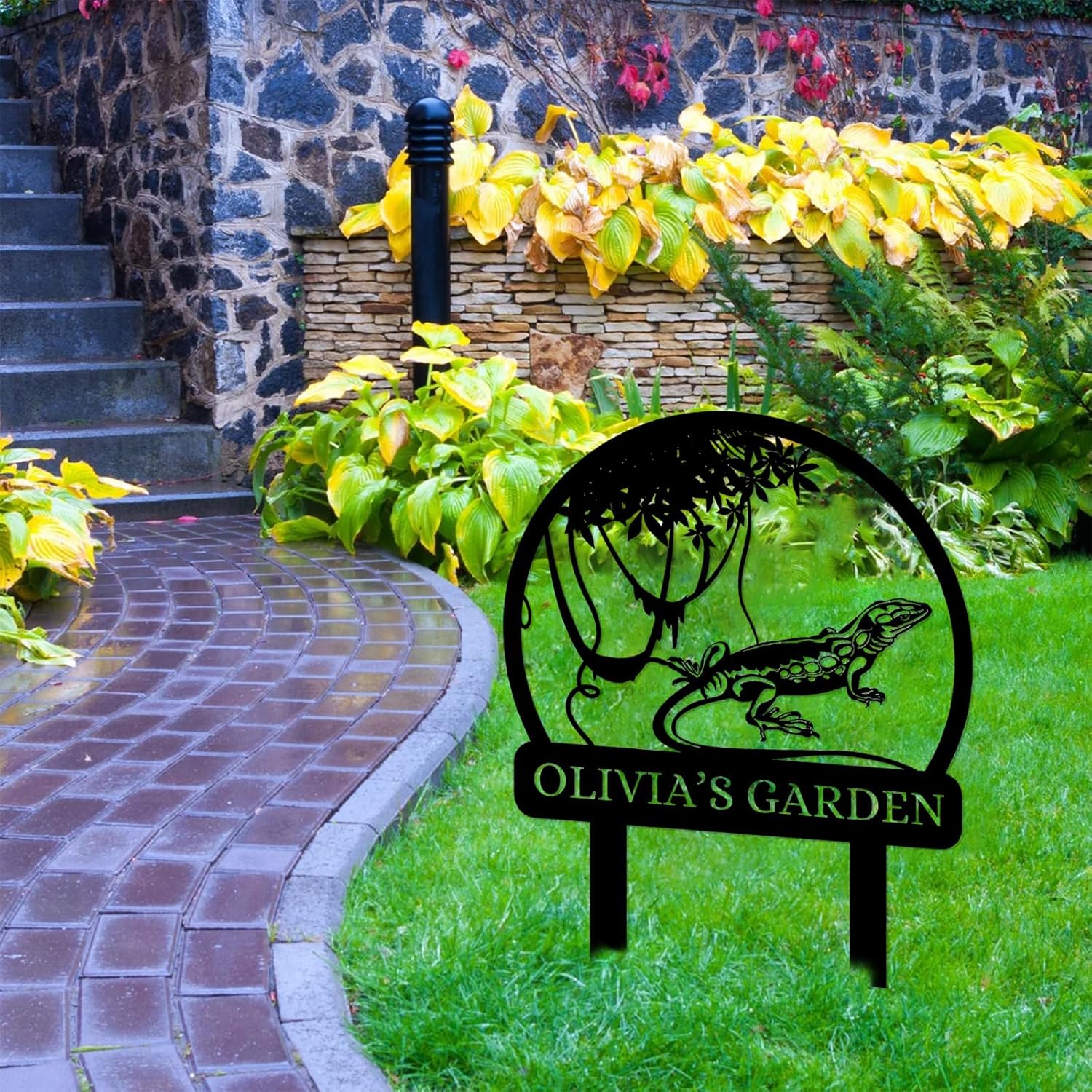 Personalized Garden Signs  | Garden Signs Decorative Outdoor | Gardening Decor Gifts-MetalsignX