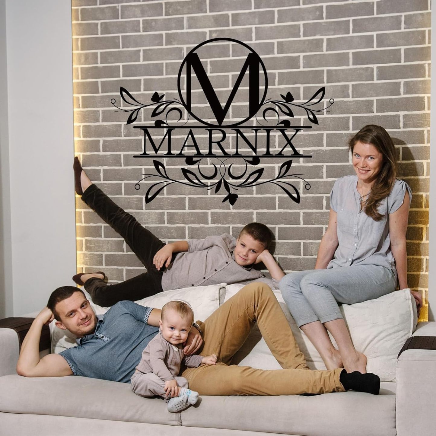 Rustic Family Name Sign - Custom Metal Wall Art for Weddings & Special Occasions-MetalsignX