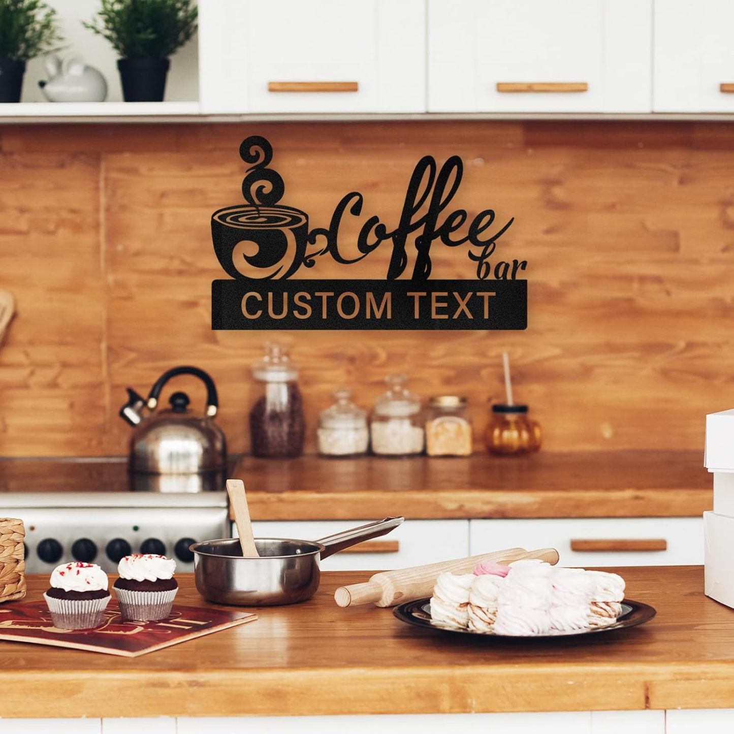 Coffee Lover’s Custom Metal Sign ,Rustic Cafe & Kitchen Wall Decor-MetalsignX