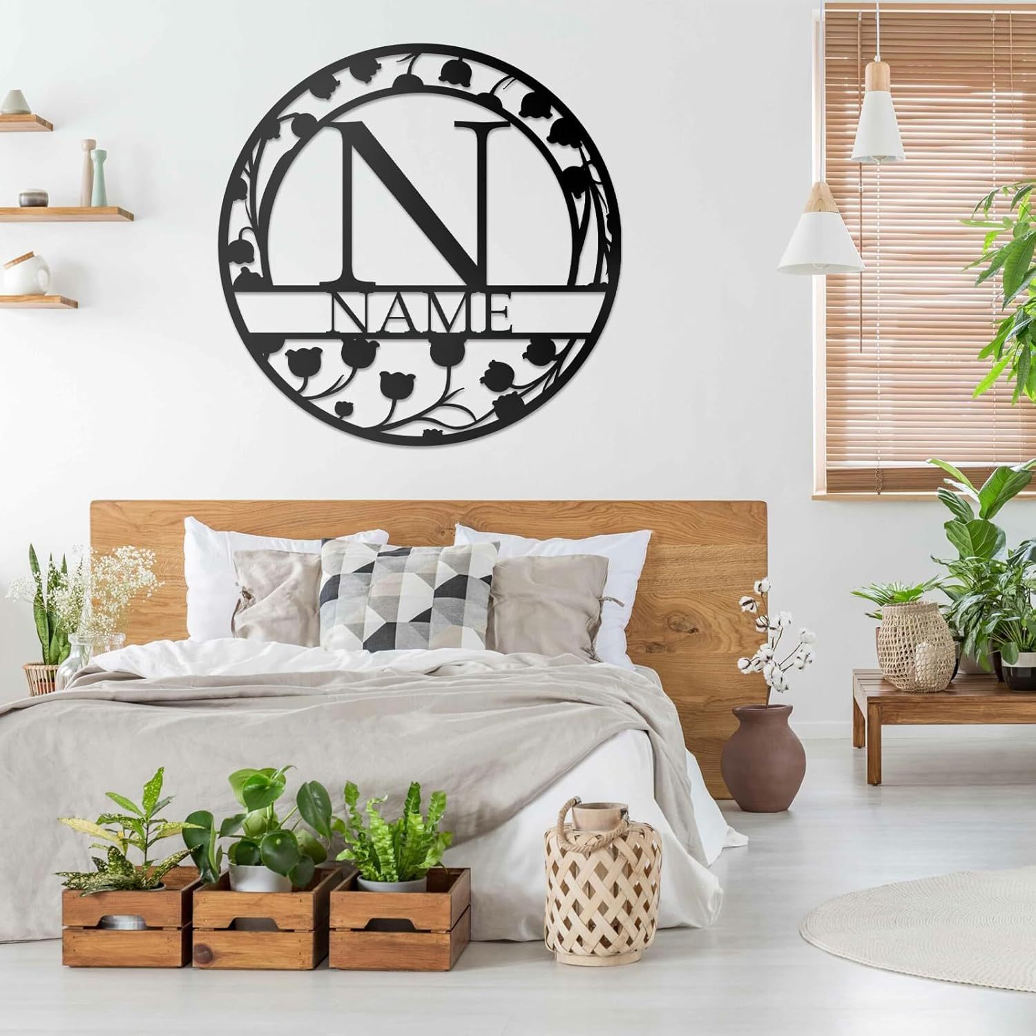 Personalized Metal Bear Sign, Custom Family Last Name Sign | Rustic Cabin and Outdoor Wall Decor-MetalsignX