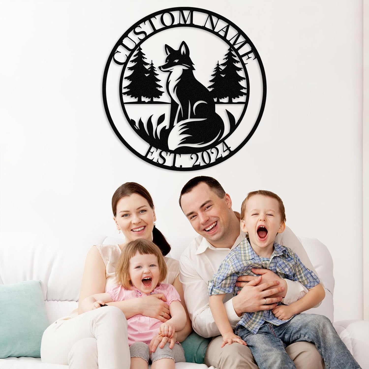 Custom Iron Animal Signs - Personalized Metal Wall Decor with Dragon, Bear, Fox & More-MetalsignX