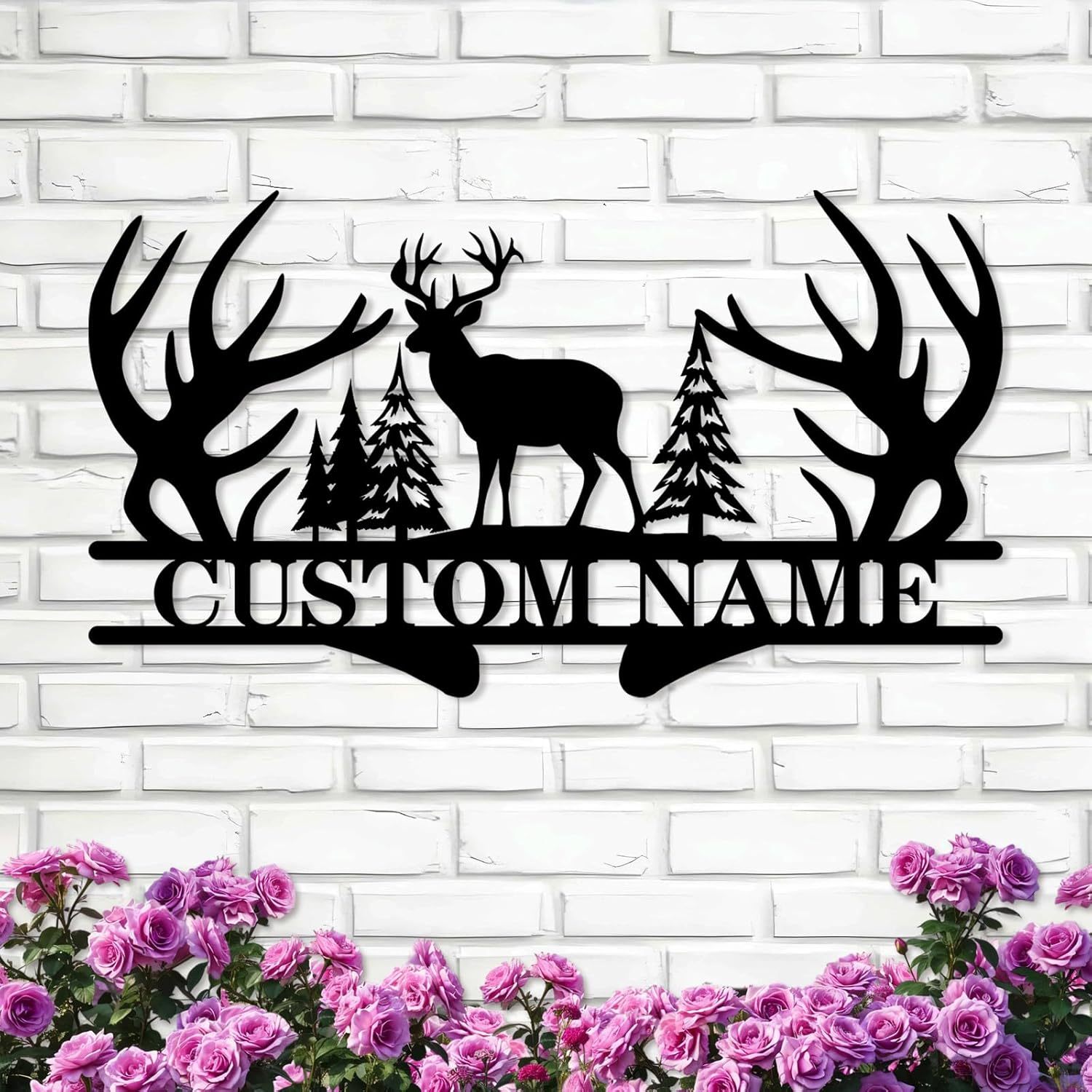 Personalized Beach Metal Sign, Custom Flamingo Metal Name Sign-MetalsignX