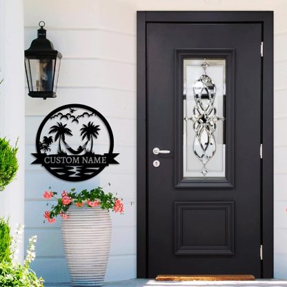 Personalized Lighthouse Metal Sign – Custom Nautical Outdoor Wall Decor for Beach House & Cabin-MetalsignX