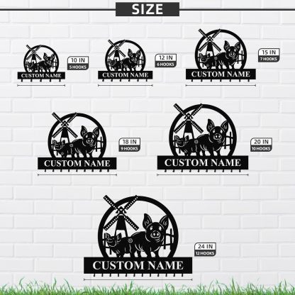 Personalized Key Holder for Wall, Custom Camping Wall Key Hooks with Name-MetalsignX