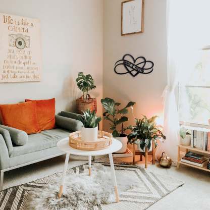 Personalized 100% Handmade Wedding Metal Sign of Infinity Love with Name-MetalsignX