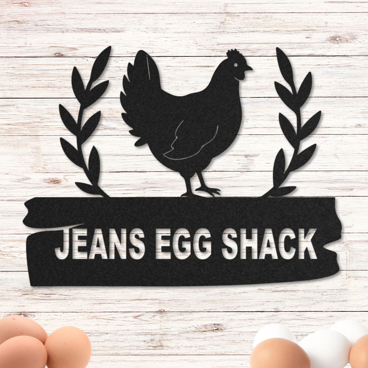 Personalized Chicken Coop Metal Sign, Rustic Farmhouse Wall Decor, Custom Henhouse Sign, Handmade Gift for Chicken Lovers, Poultry Business